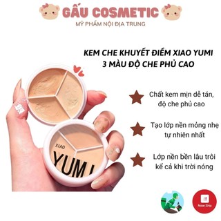 Kem che khuyết điểm Xiaso Yumi, kem nền che khuyết điểm Gấu Cosmetic