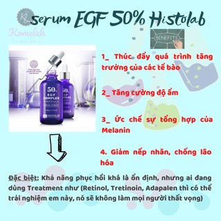 Tinh chất EGF tế bào gốc Histolab 50% Complex Ampoule 50ml