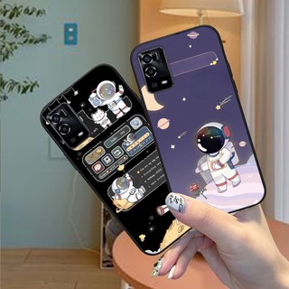 Ốp Oppo A55 4G / A55 5G bộ hình phi hành gia vũ trụ ngân hà mẫu mới hot trend