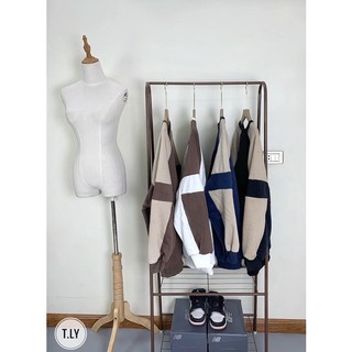 A18 áo sweater nỉ bông dày in chữ happy 98 form rộng lchee