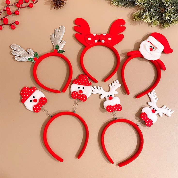 Kẹp Tóc Phong Cách Giáng Sinh Thời Trang Cho Nữ cài tóc noel