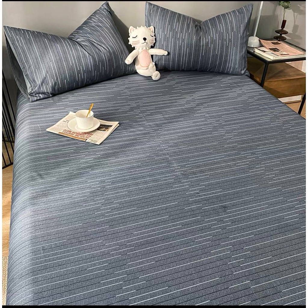 Ga Gối 100% Cotton Livinh Phong Cách Hàn Quốc Miễn Phí Bo Chun Theo Sai Đệm Sét Ga Gối Contton