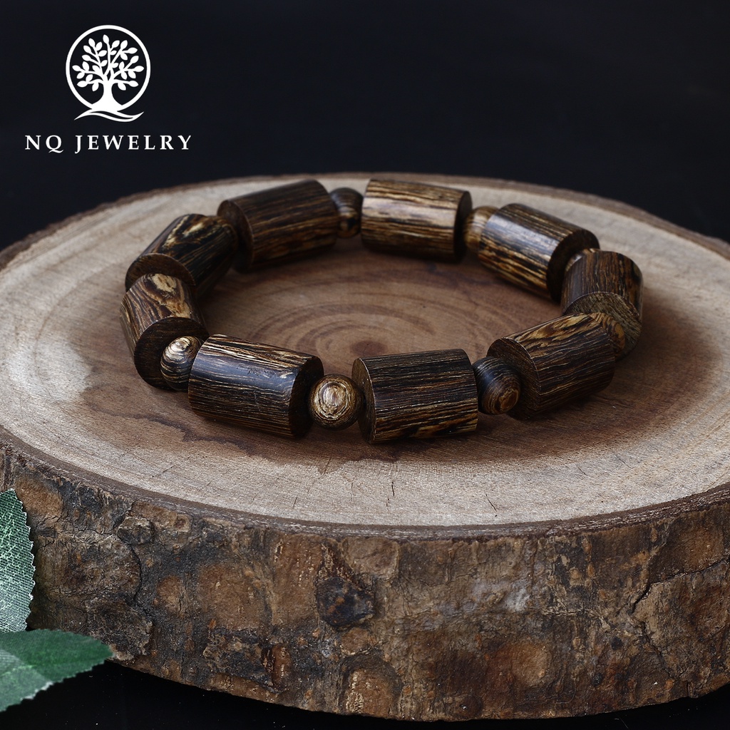 Vòng trầm sánh trụ trơn - NQ Jewelry