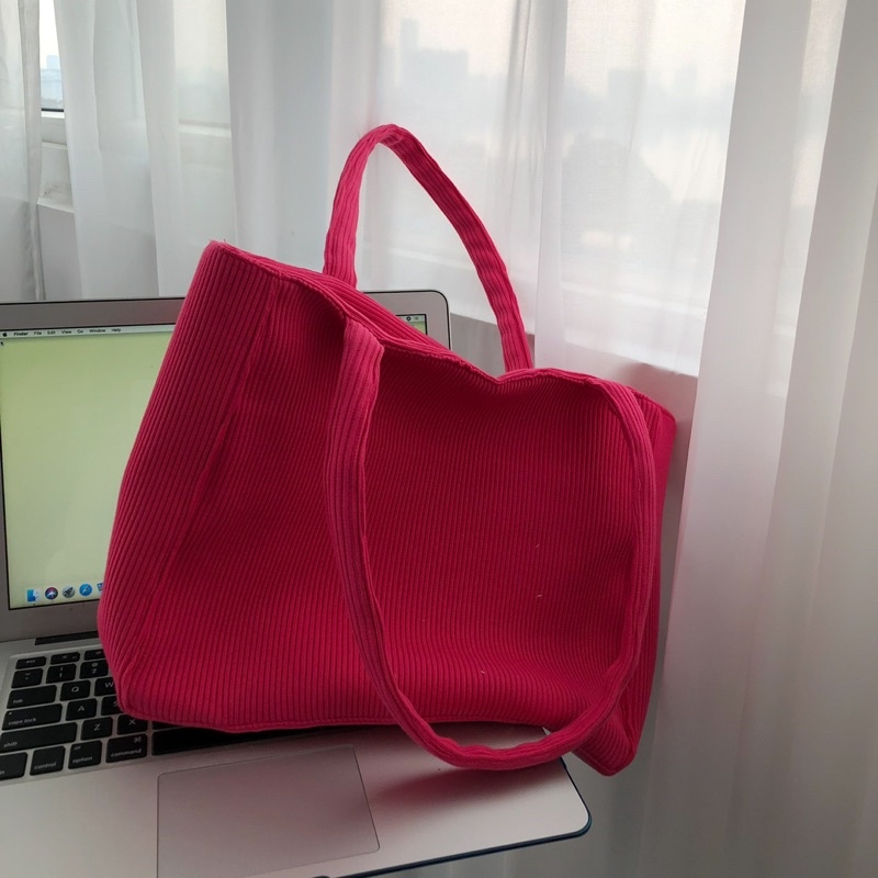 BLOSSOM BAG 2.1 - Túi tote dáng rộng màu hồng rất xinh