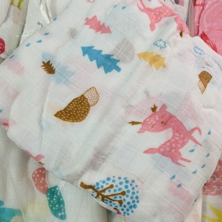 Khăn Muslin swaddle Sợi tre cho bé