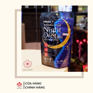 Trà giảm cân night diet tea orihiro 20 gói