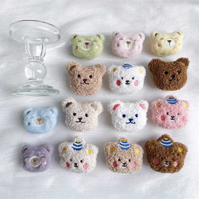 Giá Đỡ Điện Thoại Hình Gấu Bông Màu Trơn Dễ Thương