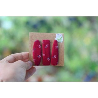 Kẹp tóc bọc vải hoa dễ thương (Handmade 100%)