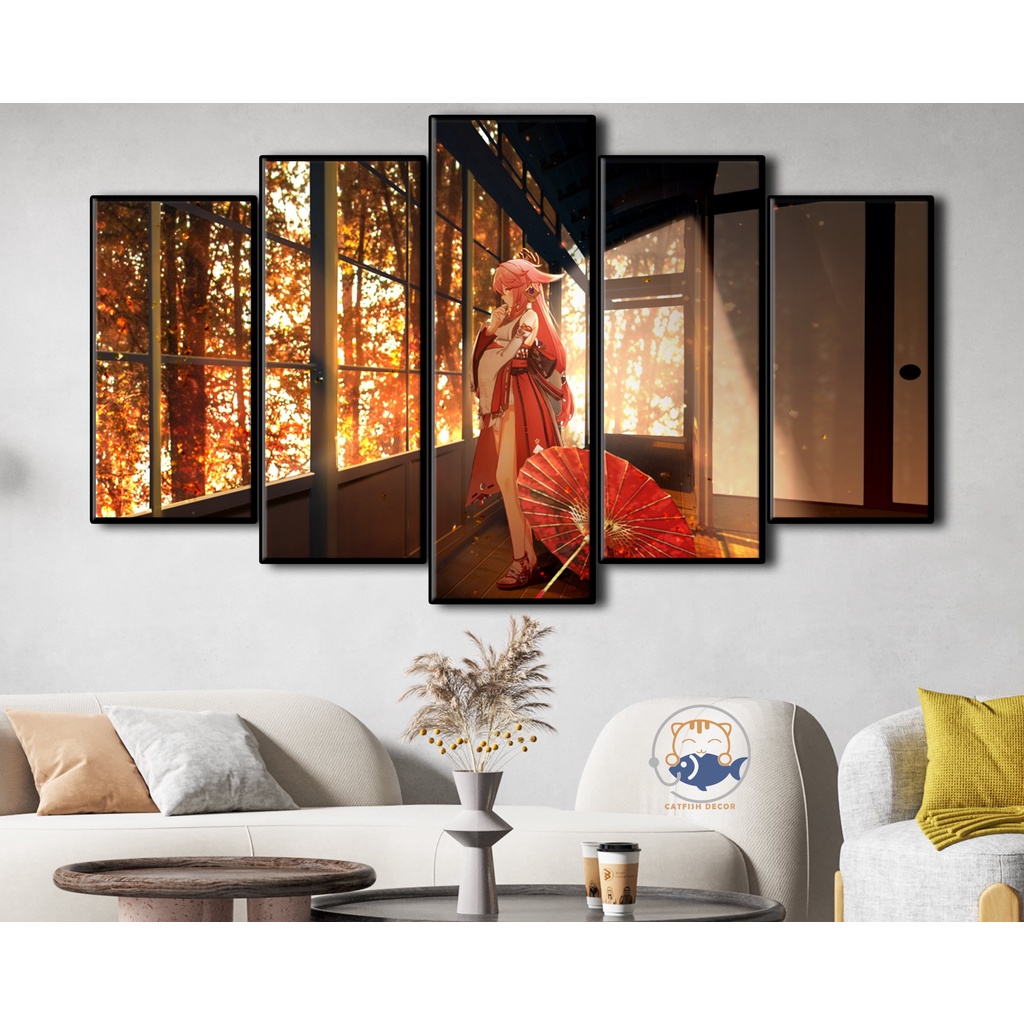 Tranh Dán Tường Decor Gaming - Genshin Impact - 16