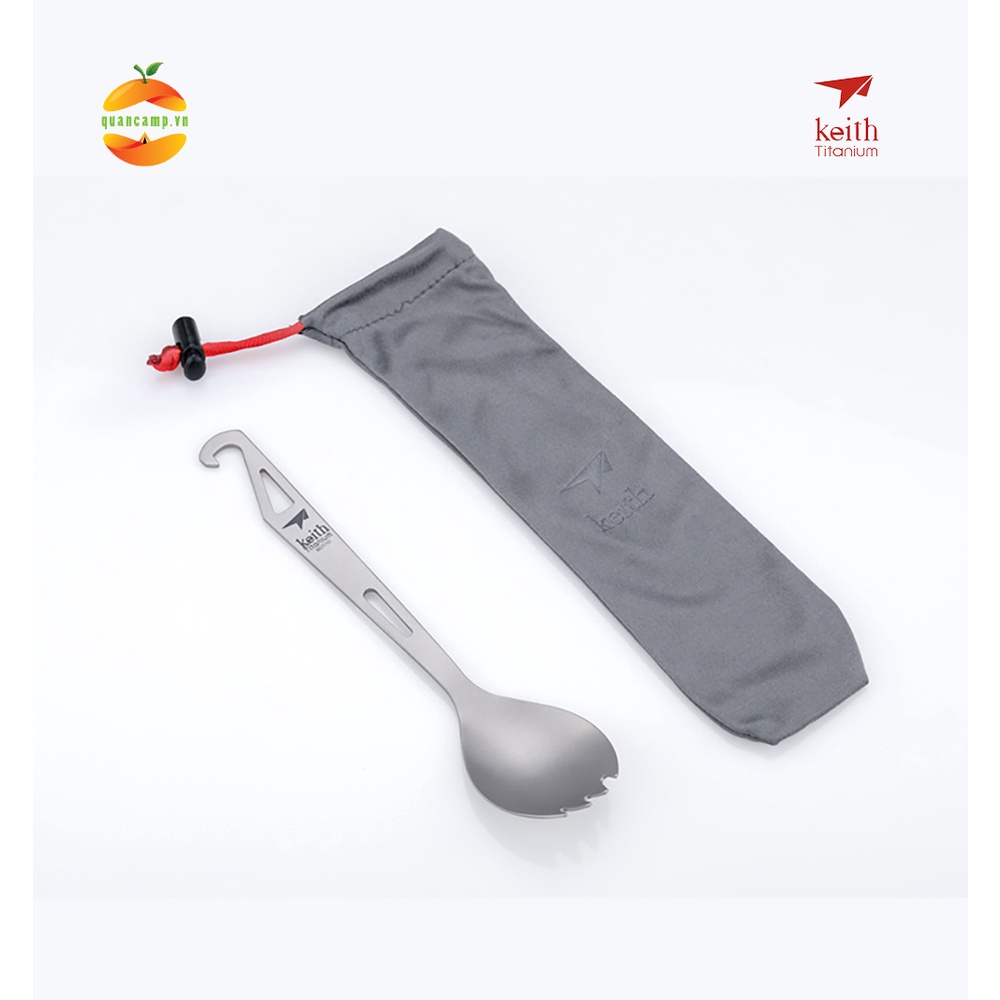 Muỗng đa năng Titanium Keith Ti5311