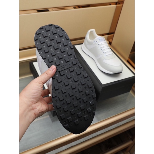 Giày thể thao/sneaker nam Gucci GC 2022 màu trắng phối đồ trẻ trung đế nhẹ êm chân