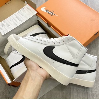 Giày Blazer Mid 77 white black cao cấp full box