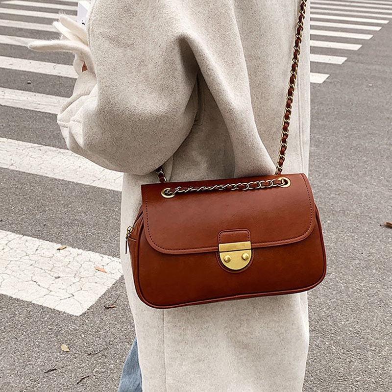 Ielgy Túi Đeo Vai Dây Xích Kết Cấu Chất Lượng Cao Phổ Biến Cho Nữ