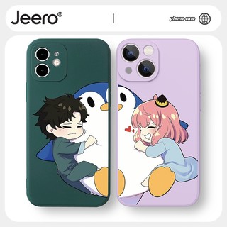 Ốp lưng JEERO hoạt hình cặp đôi dễ thương đẹp độc lạ Cho iPhone 16 15 14 13 12 11 Pro Max SE 2020 X XR XS 8 7 ip Plus kute HFF1920