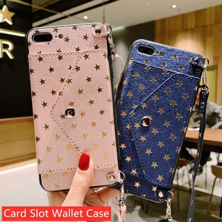 Ốp điện thoại dạng ví da lật có ngăn đựng thẻ dành cho iPhone 6 6s 7 8 plus X XR XS MAX 11 Pro Max iPhone11 11Pro