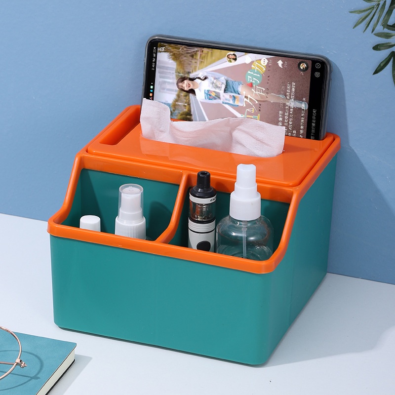 Hộp Đựng Khăn Giấy / Điều Khiển Từ Xa Để Bàn Đa Năng Kiểu Bắc Âu Sáng Tạo