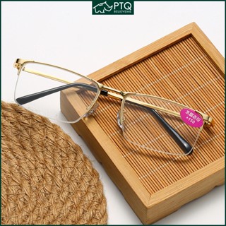  Kính Đọc Sách Nửa Gọng Pha Lê Độ Nét Cao Chống Mài Mòn Chống Trầy Xước Thời Trang Cho Nam 