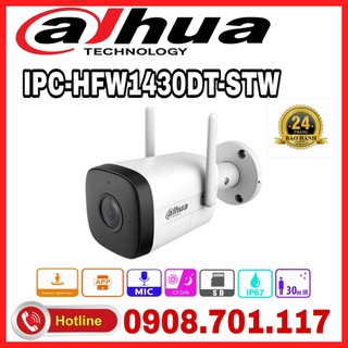 Camera ip wifi 4mp dahua dh-ipc-hfw1430dt-stw