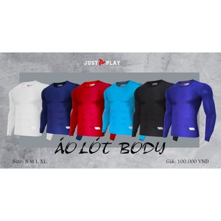 Áo lót body Justplay mới,áo giữ nhiệt Thách thức mọi thời tiết,áo lót giữ nhiệt tay dài