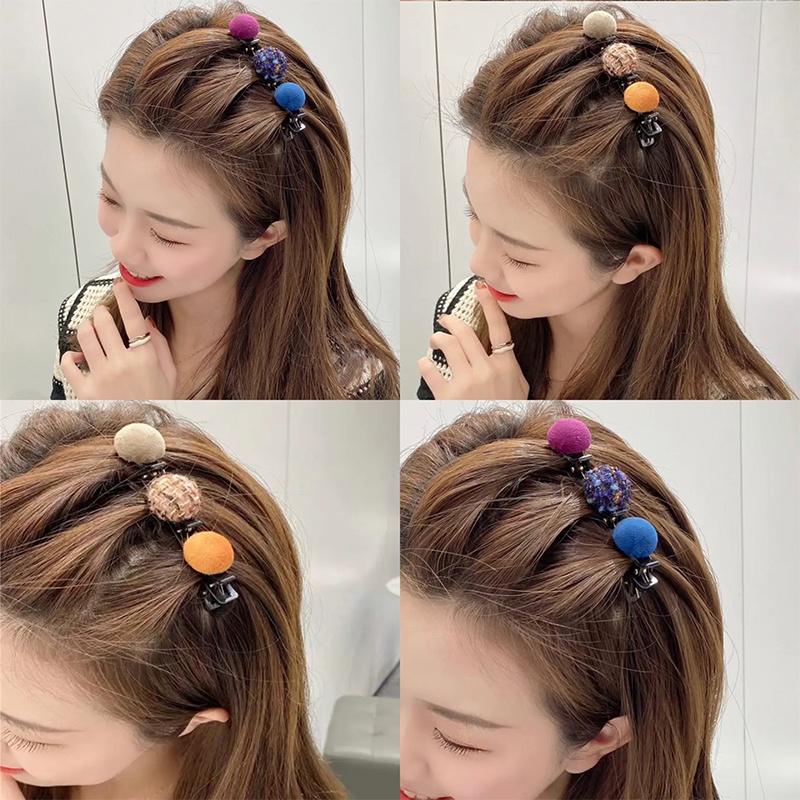 Kẹp Tóc Mái Ngang Trán Phong Cách Hàn Quốc Cho Nữ