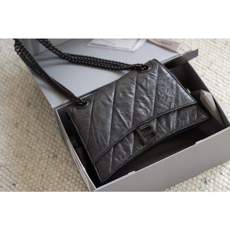 Túi đeo vai Balen.cia bản super da thật fullbox size 25cm