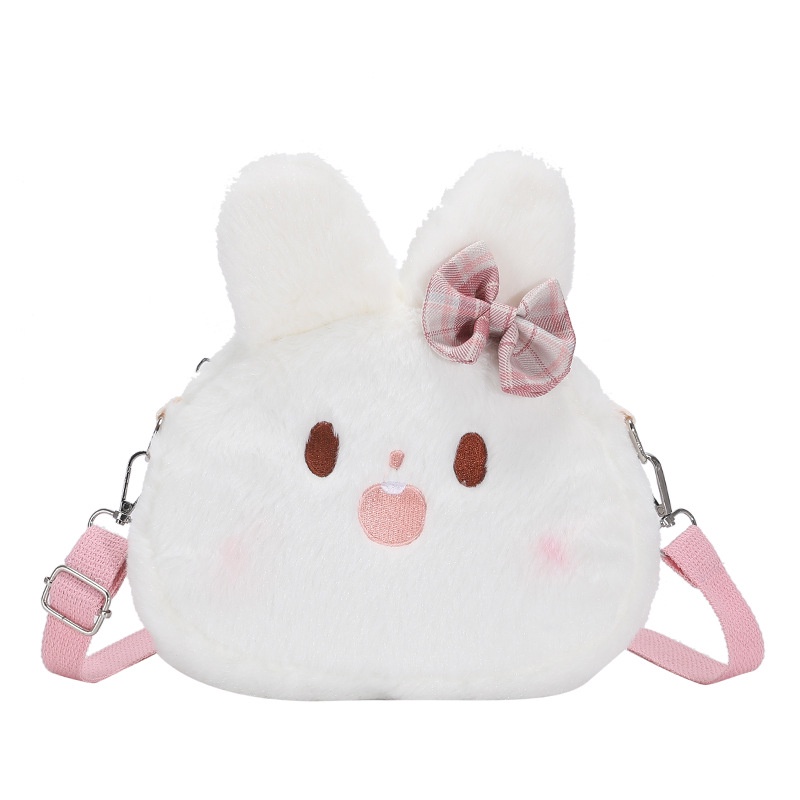 Túi Bông Đeo Chéo Đựng Điện Thoại Họa Tiết Hoạt Hình Nhật Bản