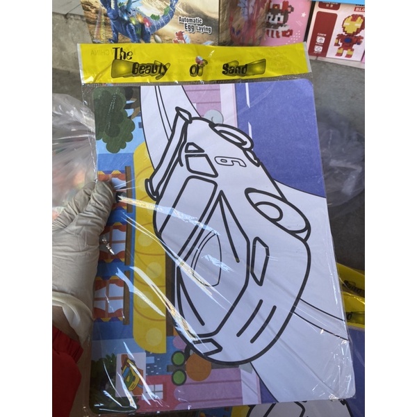 Đồ chơi tranh cát khổ a4 cho bé yêu