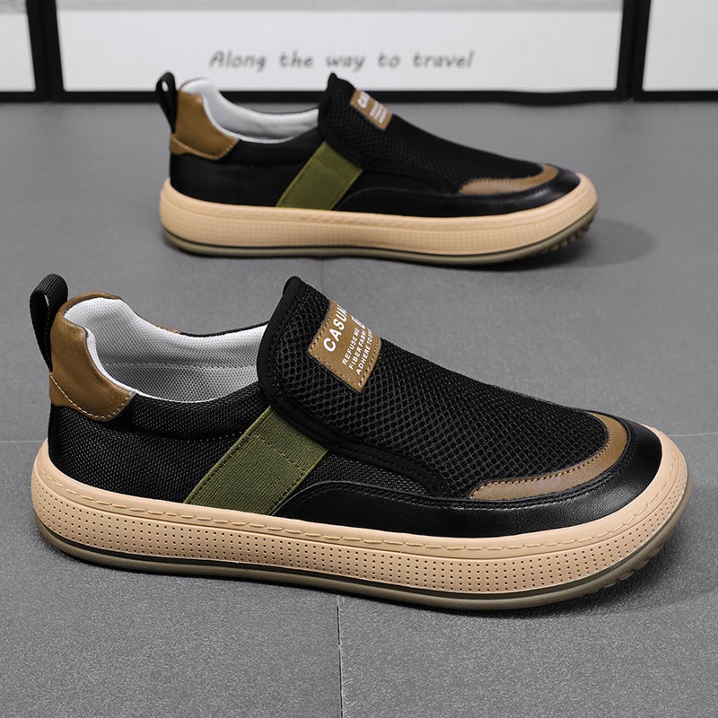 TIMBERLAND Giày Da Thời Trang Phong Cách Năng Động Cho Nam△Giày Thể Thao Phối Lưới Thoáng Khí Thiết Kế Mới 2022 Thời Trang Mùa Hè Theo Phong Cách