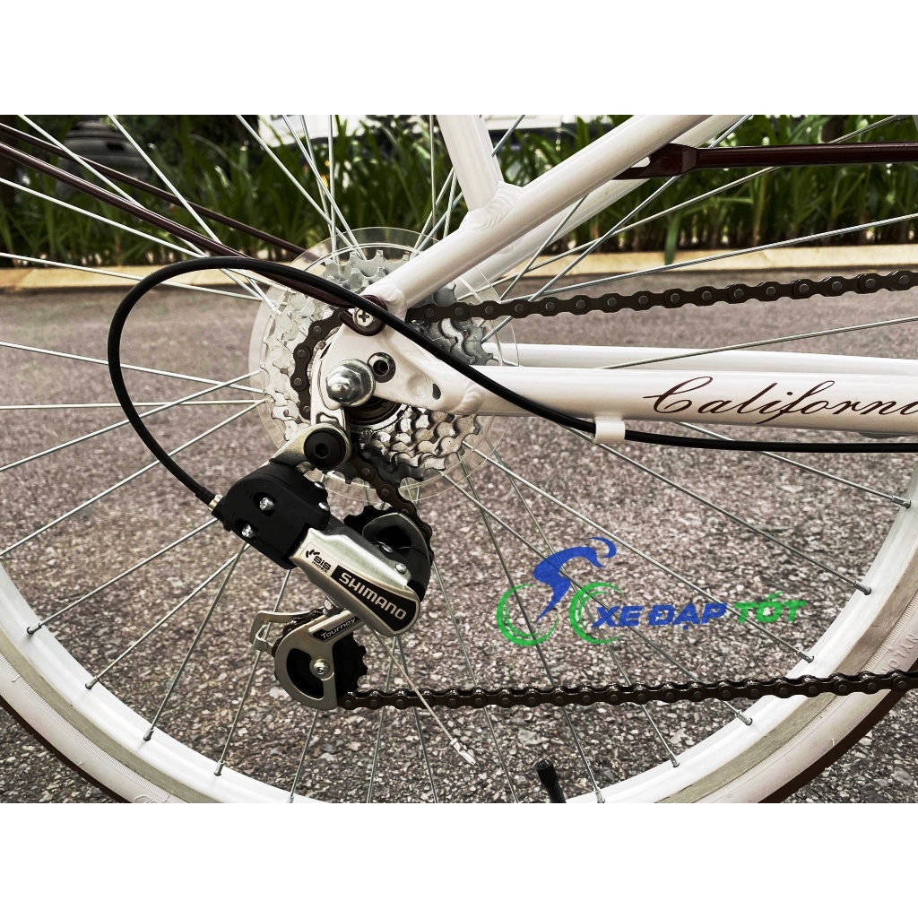 Xe Đạp Nữ CALIFORNIA Cacao Màu Ngẫu Nhiên