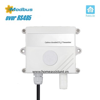 Cảm biến đo khí co2 nhiệt độ độ ẩm rs485 modbus cdo01 hass