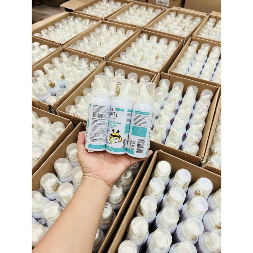 Xịt rửa mũi Zarbees cho bé 0m+ 88ml với chiết xuất nha đam