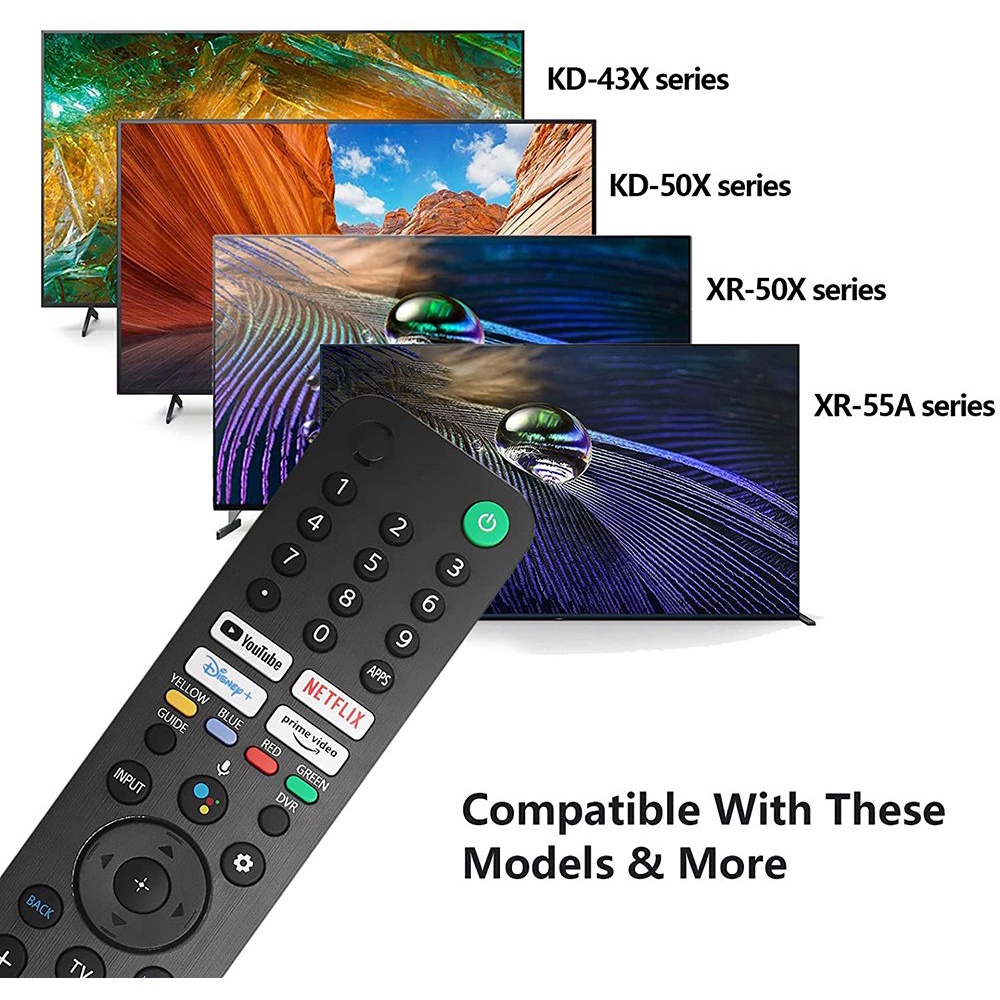 Điều Khiển Từ Xa Bằng Giọng Nói RMF-TX520P Cho TV Sony 4K Smart A80J X80J X85J X90J X95J RMF-TX520U series XR65X90J