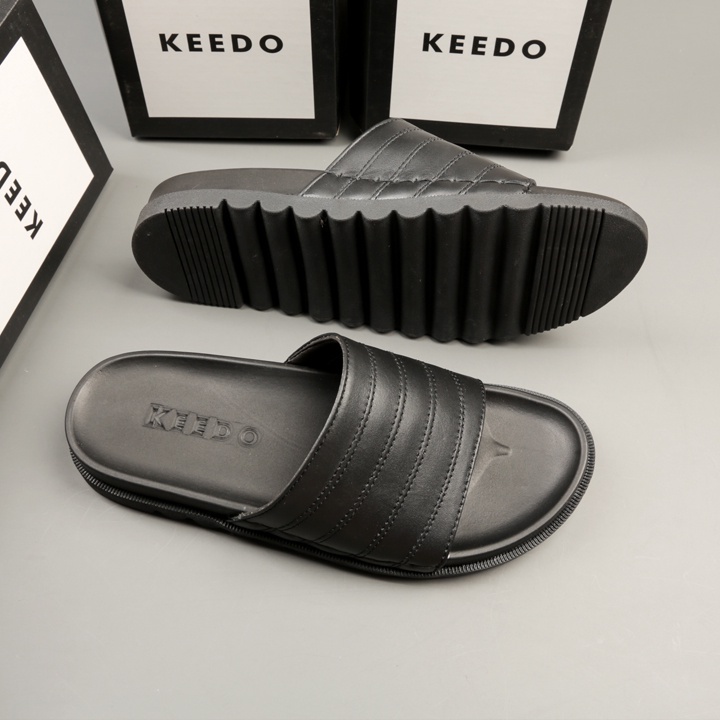 Dép Nam May Sẵn Cao Cấp Da Bò Thật KEEDO KD5514
