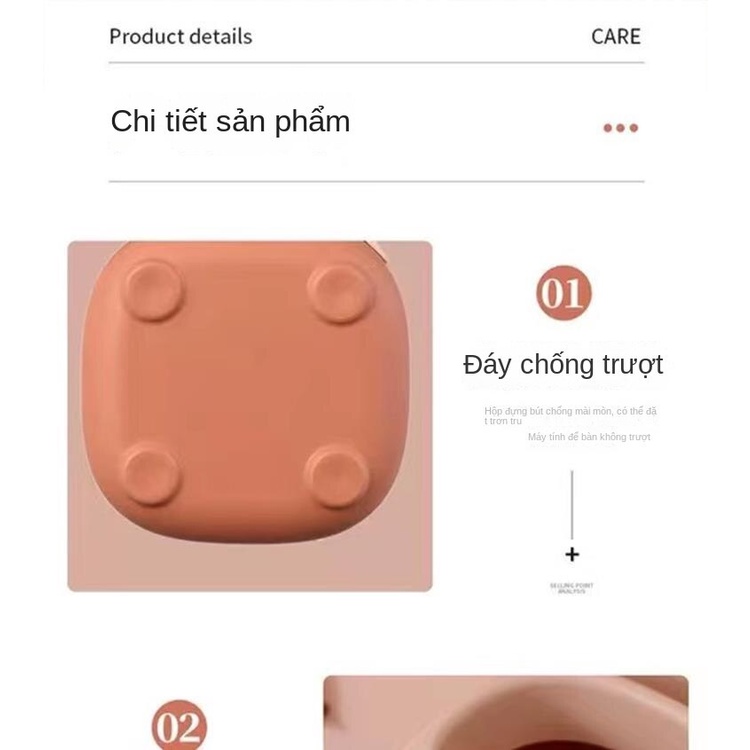 Ống Đựng Bút / Cọ Trang Điểm Để Bàn Dễ Thương Sáng Tạo Cho Học Sinh / Văn Phòng