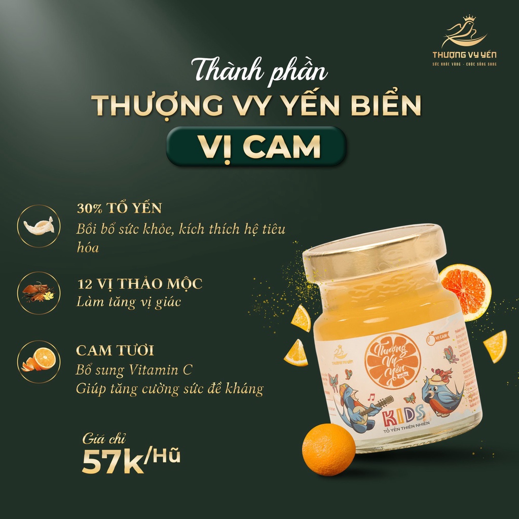 Hộp 18 hũ Yến Biển chưng sẵn CiCi Thượng Đỉnh Yến vị Đ.Trùng/N.Sâm/Đường ăn kiêng thơm ngon bổ dưỡng, phù hợp biếu tặng