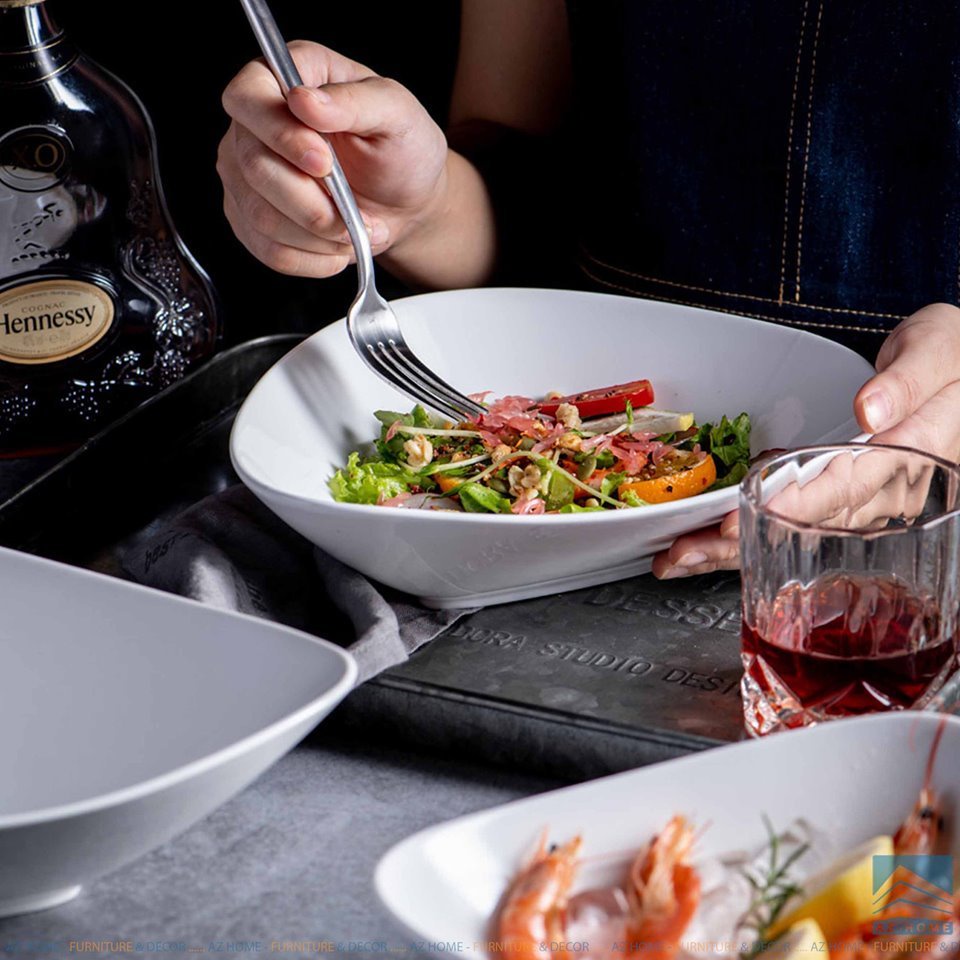 Bộ bát Salad Hàn - Gốm sứ cao cấp - Az kitchen