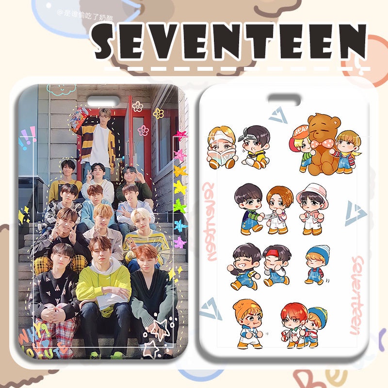 Vỏ Bọc Thẻ ID / Danh Thiếp In Hình Nhóm Nhạc K-POP SEVENTEEN
