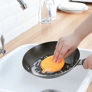 Miếng Rửa Chén Bát Silicon Dụng Cụ Rửa Chén Bát Siêu Bền