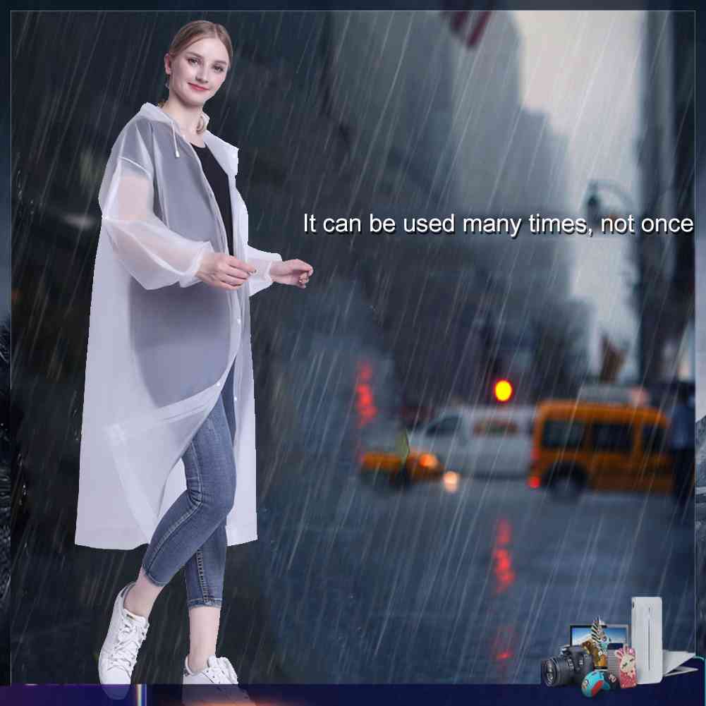 Áo Mưa Chống Thấm Nước Có Mũ Trùm Tiện Lợi Dành Cho Nam Và Nữ
