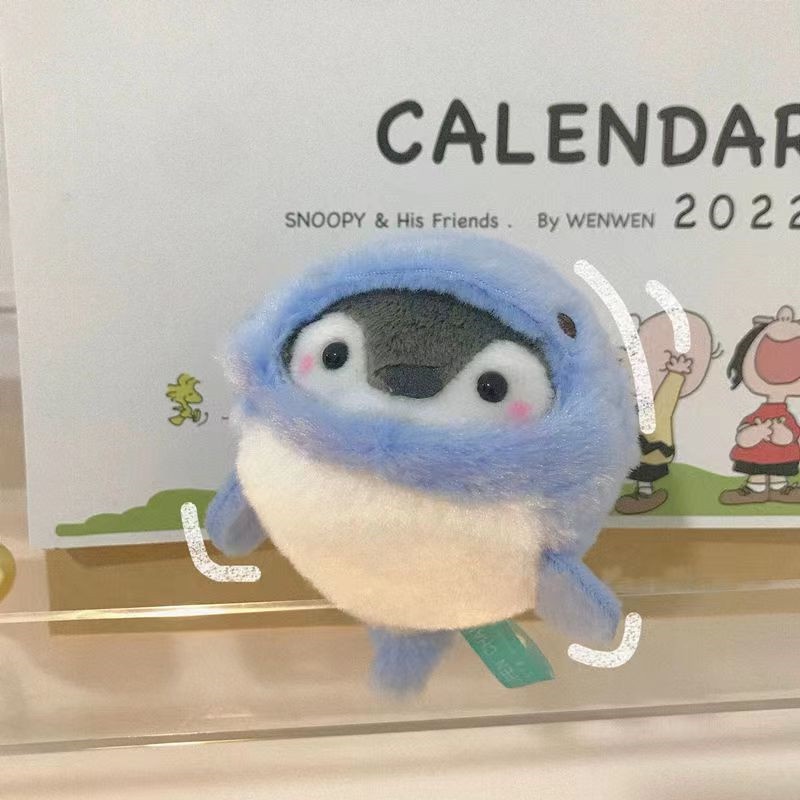 Thú Nhồi Bông Hình Cá Voi / Chim Cánh Cụt / Cá Voi Mềm Mại Trang Trí Móc Khóa