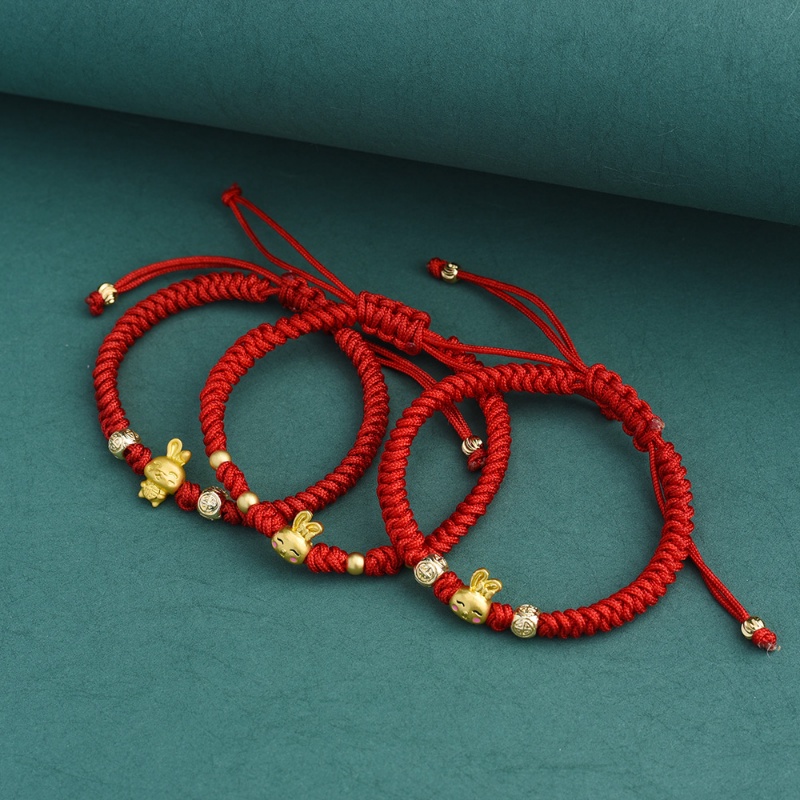 Vòng Đeo Tay Năm Mới 2023 Bằng Vải Dệt Điều Chỉnh Được Sáng Tạo Dành Cho Bạn Bè / Gia Đình