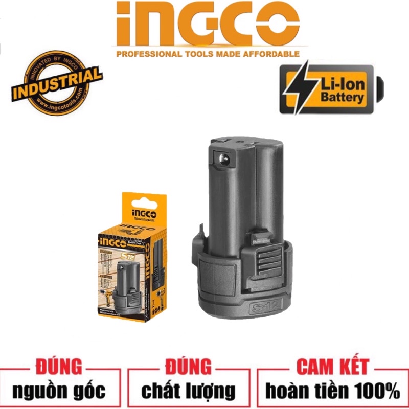 INGCO Pin 12V FBLI12152  (Cam kết Chính Hãng 100%)