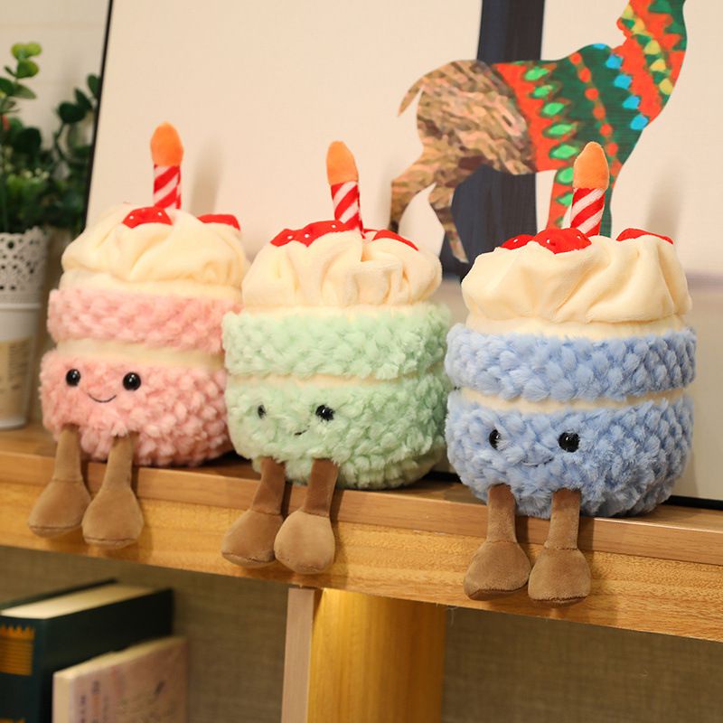 jellycat Cake Birthday Doll Plush Toys Funny Strawberry Christmas Gifts Children