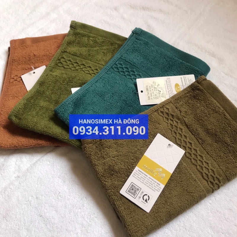 Khăn mặt Mollis HM2X - 30x45cm sợi cotton lapyarn cao cấp