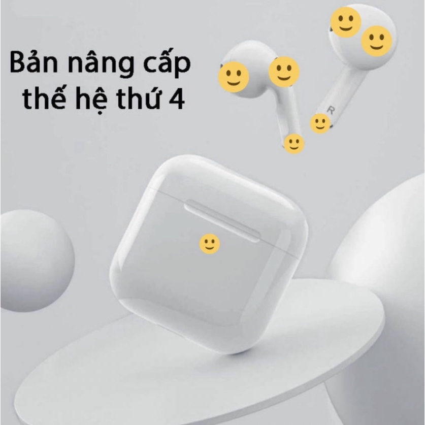 Tai Nghe Bluetooth Pro4, tai nghe blutooth Nhét Tai Bluetooth 5.0 Bản nước ngoài tương đồng toàn bộ Dòng Máy