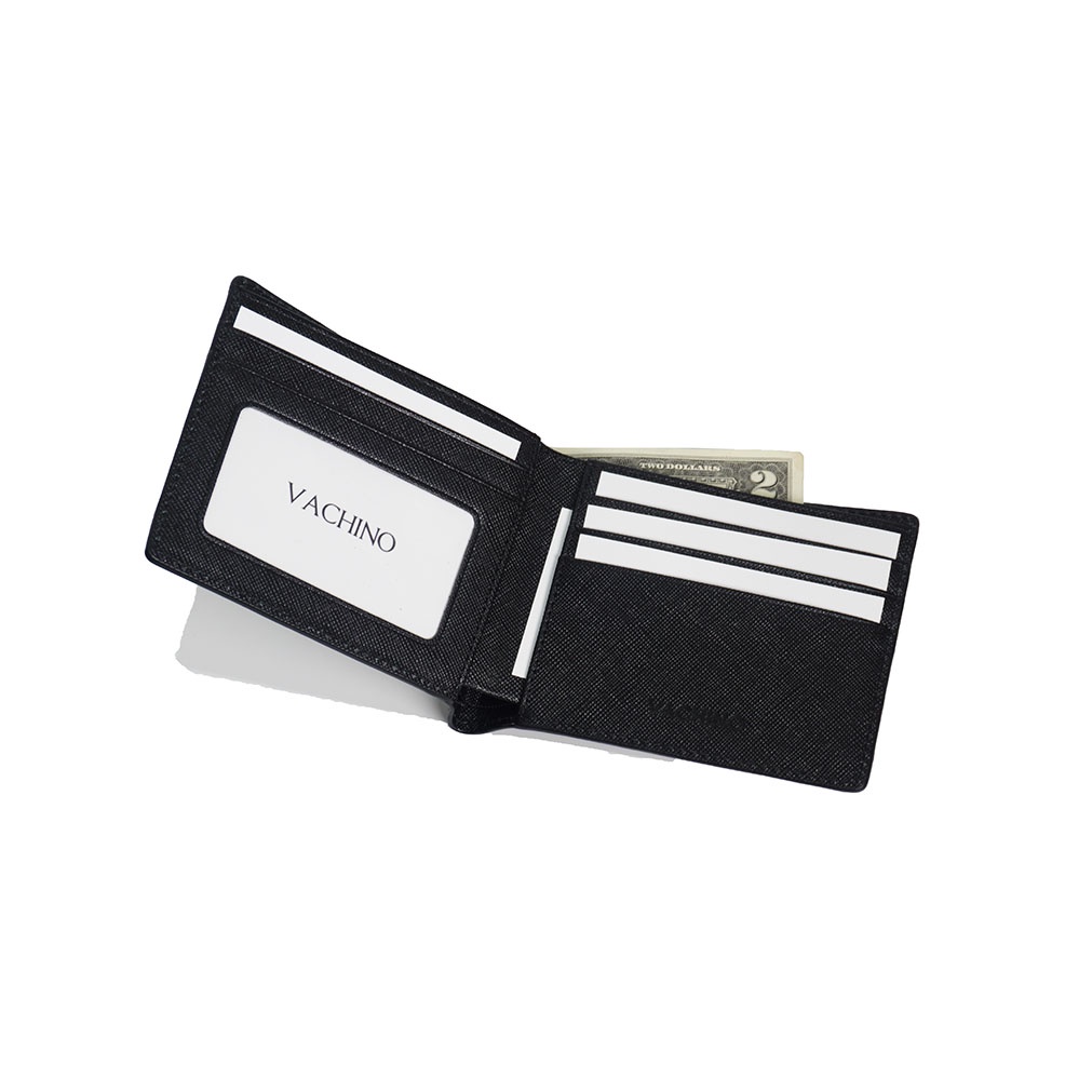 Ví da nam chất liệu da bò thật thương hiệu VACHINO-VN008