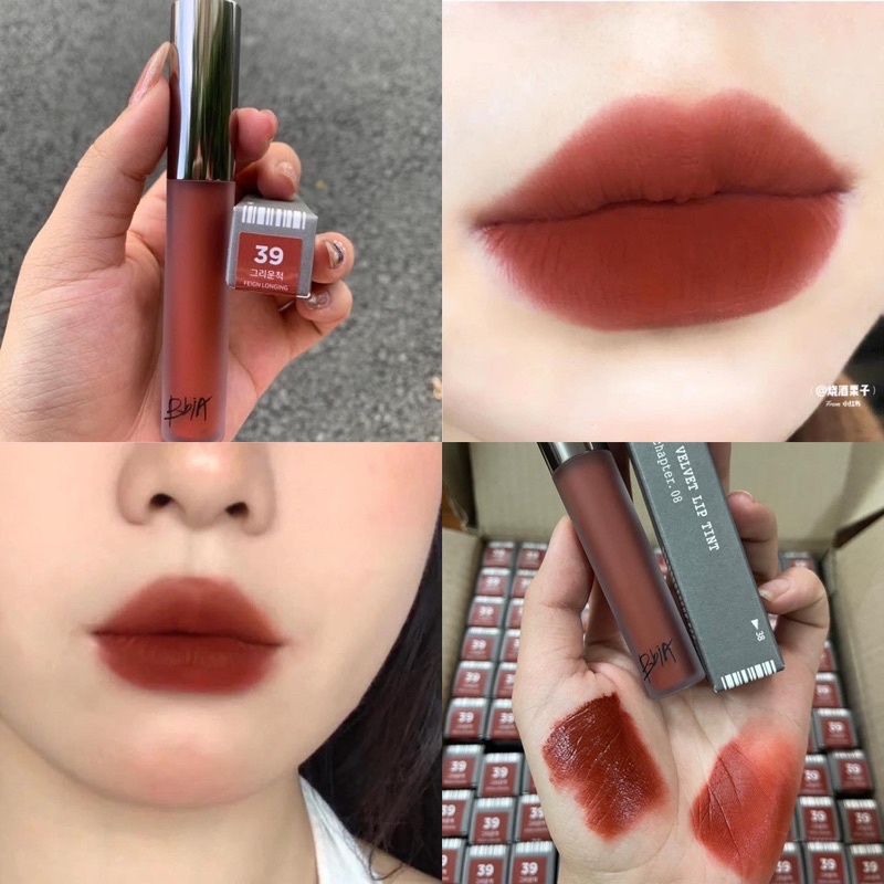 SON KEM B B IA VELVET LIP TINT MÀU 39