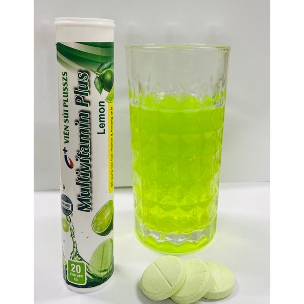 Tuýp sủi vitamin C 20 viên vị dứa giảm béo thanh mát thơm ngon độc đáo