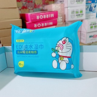 ☘️Khăn giấy ướt bỏ túi Doraemon Doremon