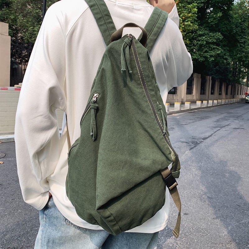 Ba Lô Vải Màu Sắc vintage Dành Cho Nam